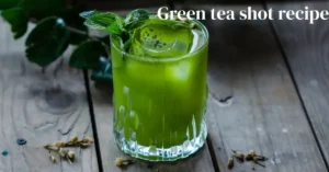 Green tea shot recipe