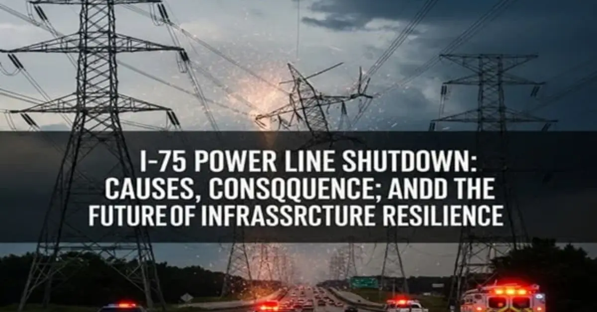 i-75 power line shutdown