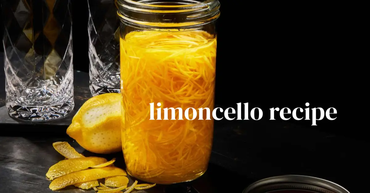 limoncello recipe