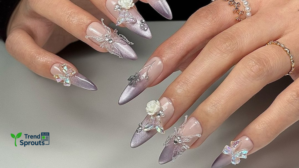 Maximilist French nails