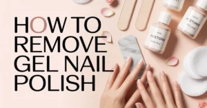 how to remove gel nail polish