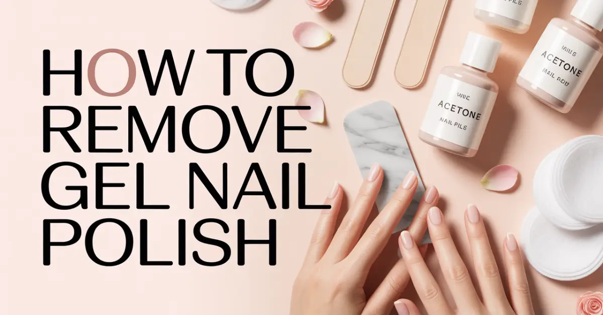 how to remove gel nail polish